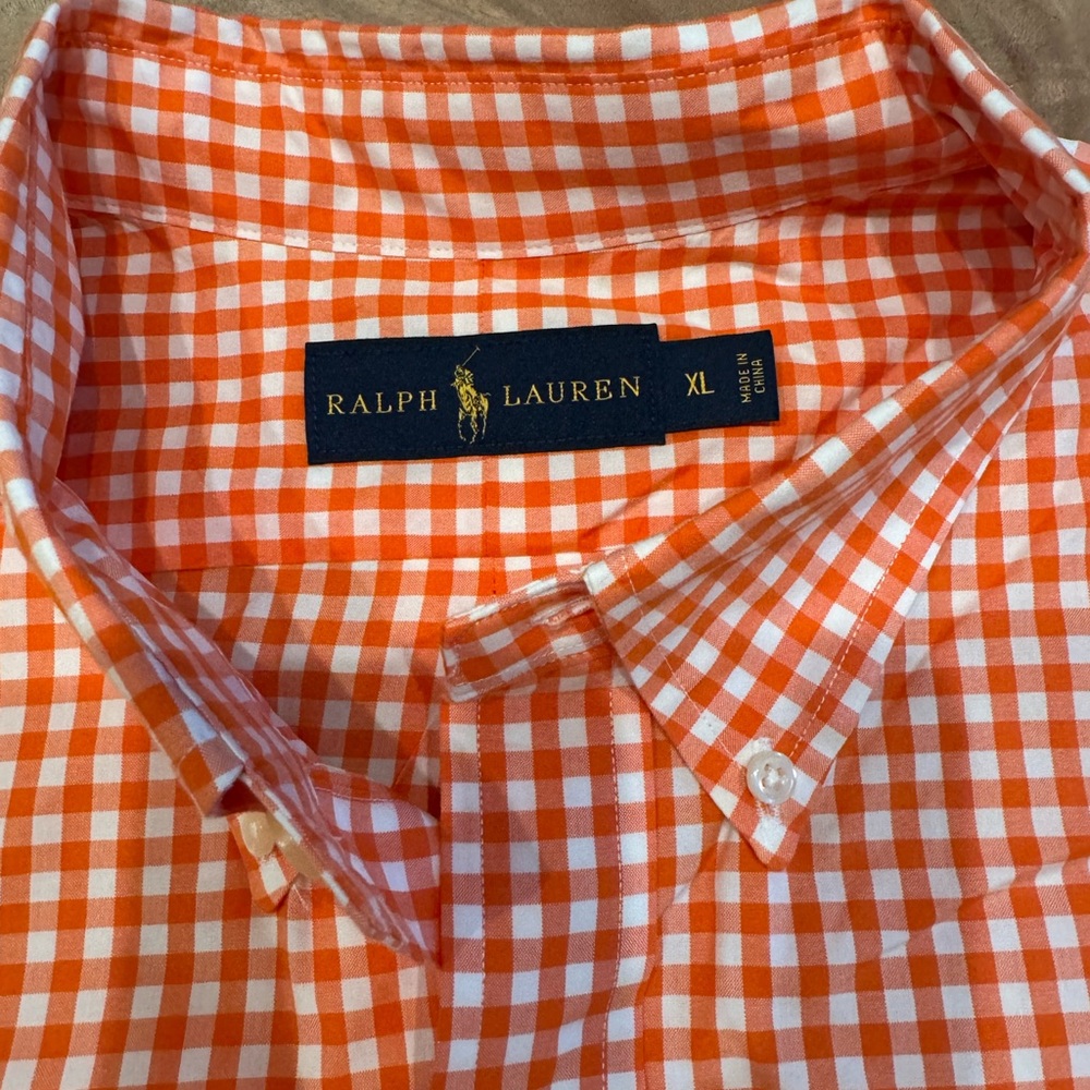 Ralph Lauren Men’s Gingham L/S Button Down Shirt - Picture 5 of 8